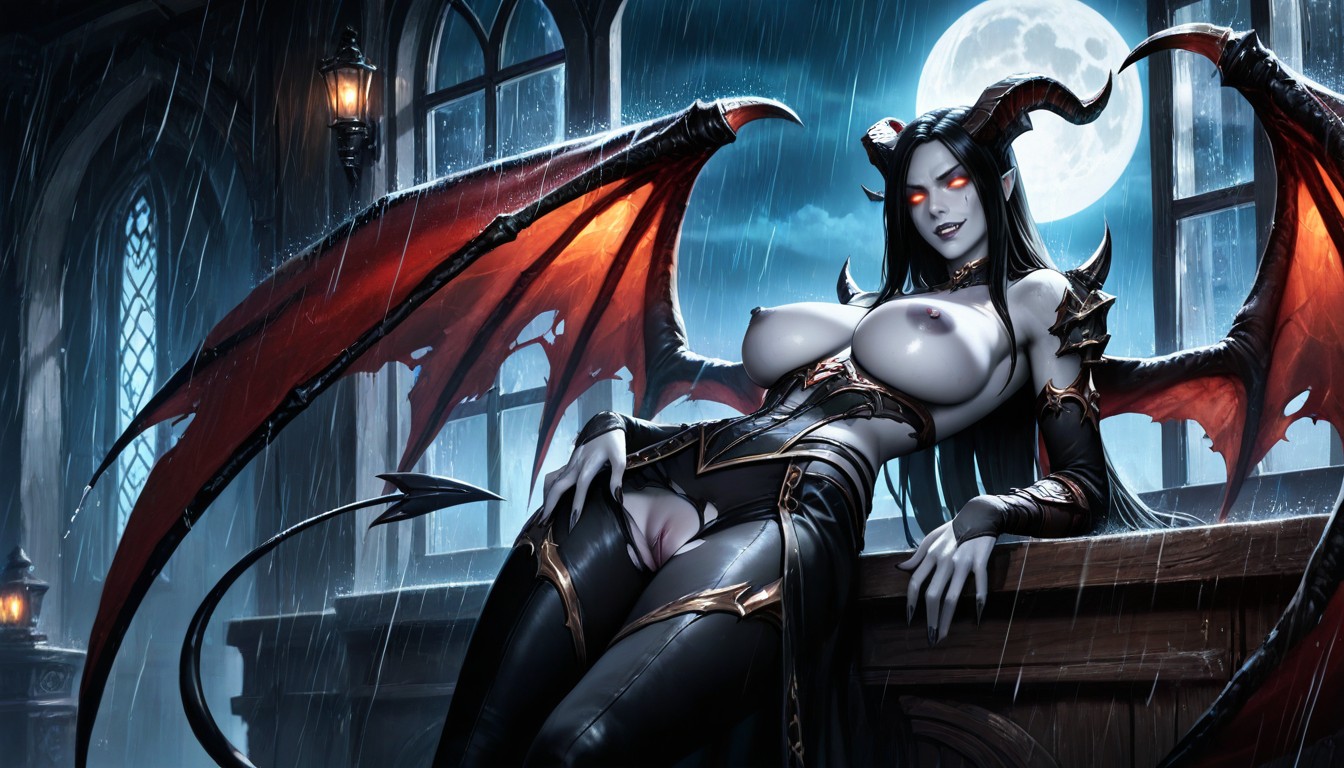 Gothic, Lilith From Diablo Iv, Night AI Porn