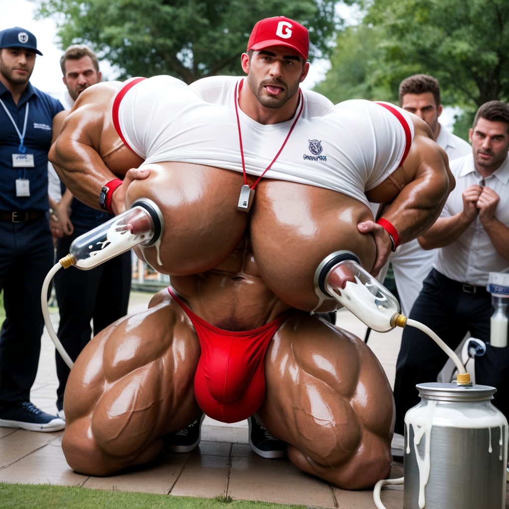 18+, Rough Squeeze, Milk Man Ahegao Expression AI Gay Porn