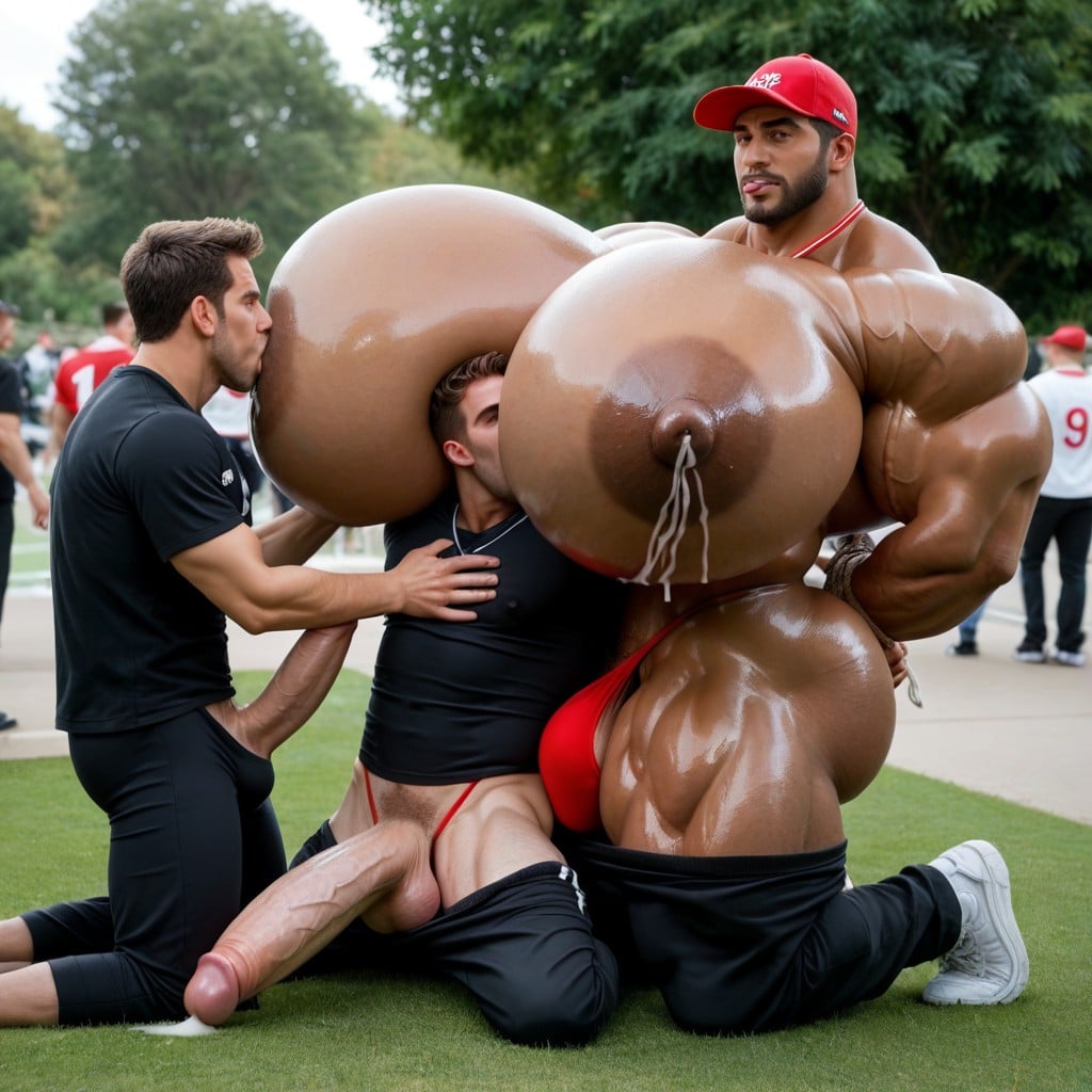 Dark Brown Skin, Veiny Penis, Hyper Boobs AI Gay Porn