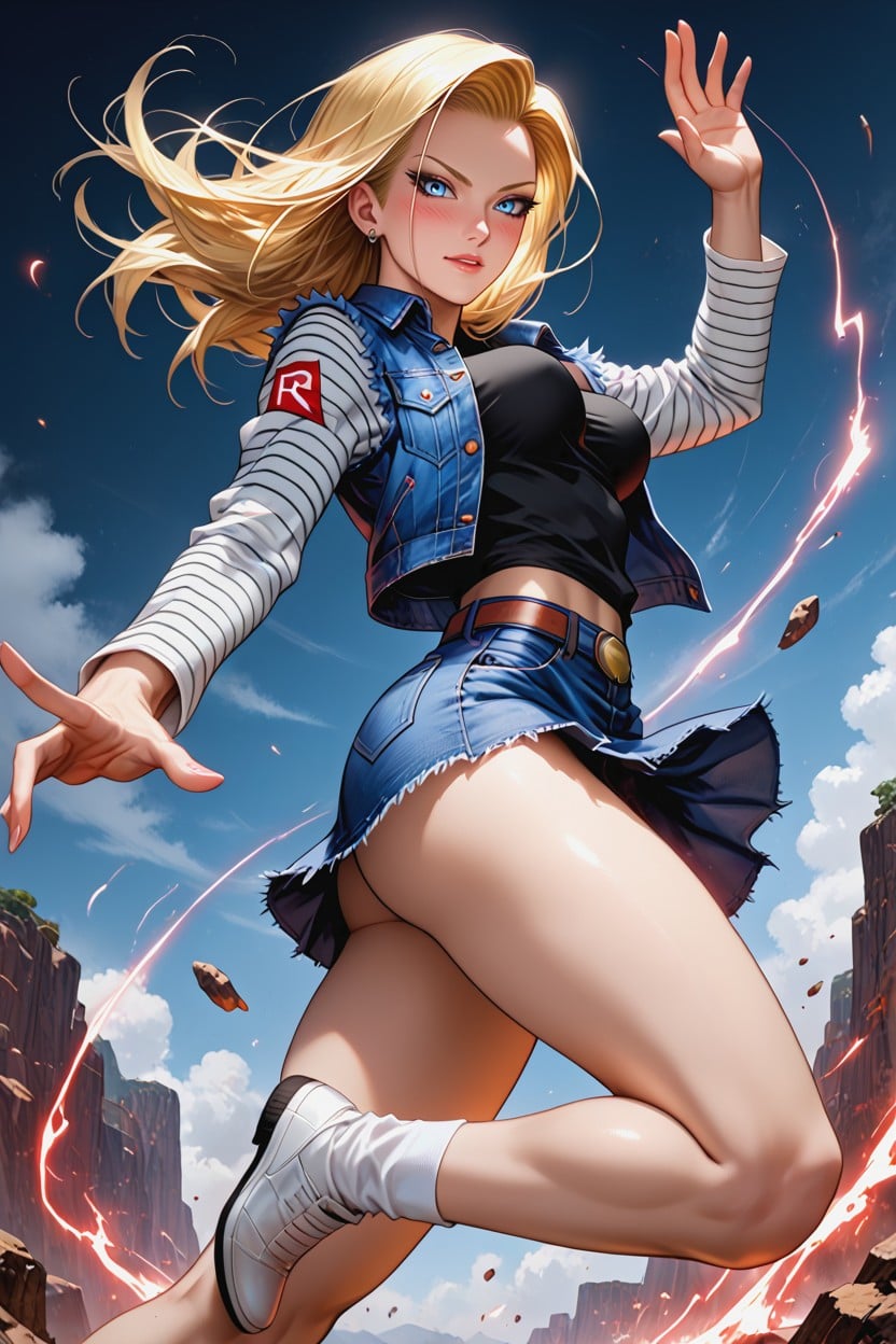 Sexy Legs, Skirt, Reflective Shiny Skin Hentai AI Porn