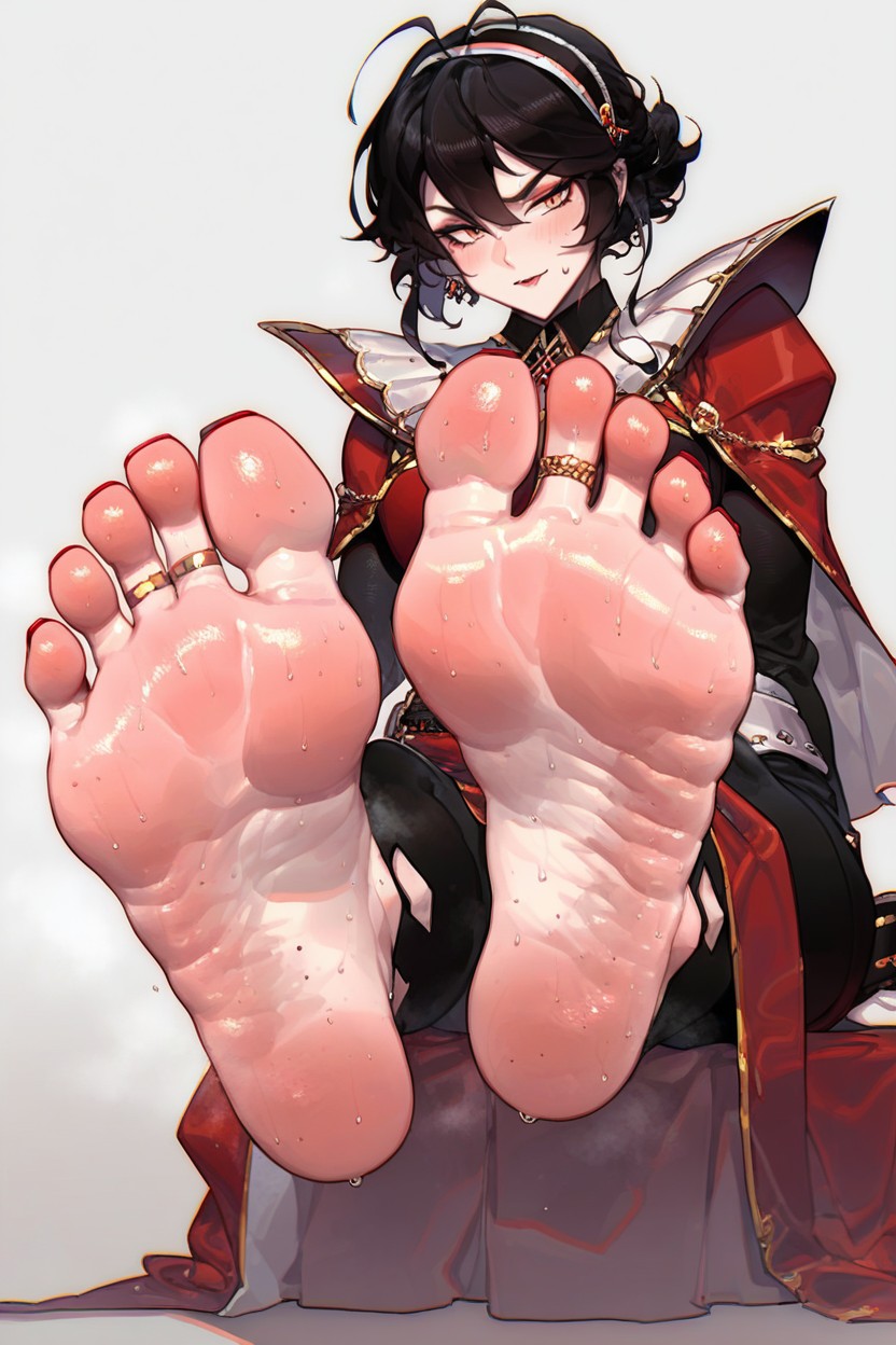 Big Feet, Barefoot, Big Soles AI Porn