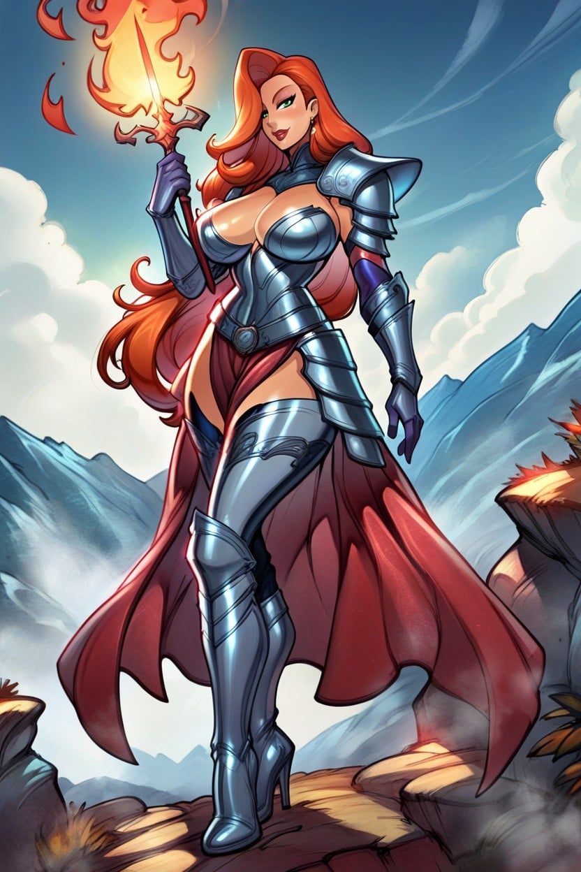 Front View, Dynamic Pose, Boots AI Porn