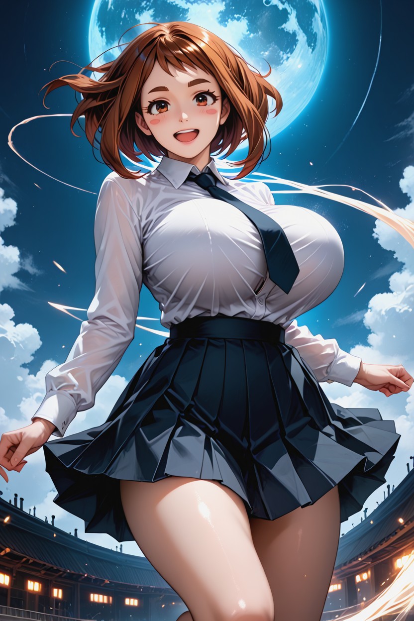 Fat, Upper Sky Background, Highly Detailed Hentai AI Porn