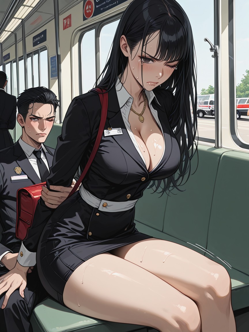 Large Breast, Pale Skin, Wasp Waist Hentai AI Porn