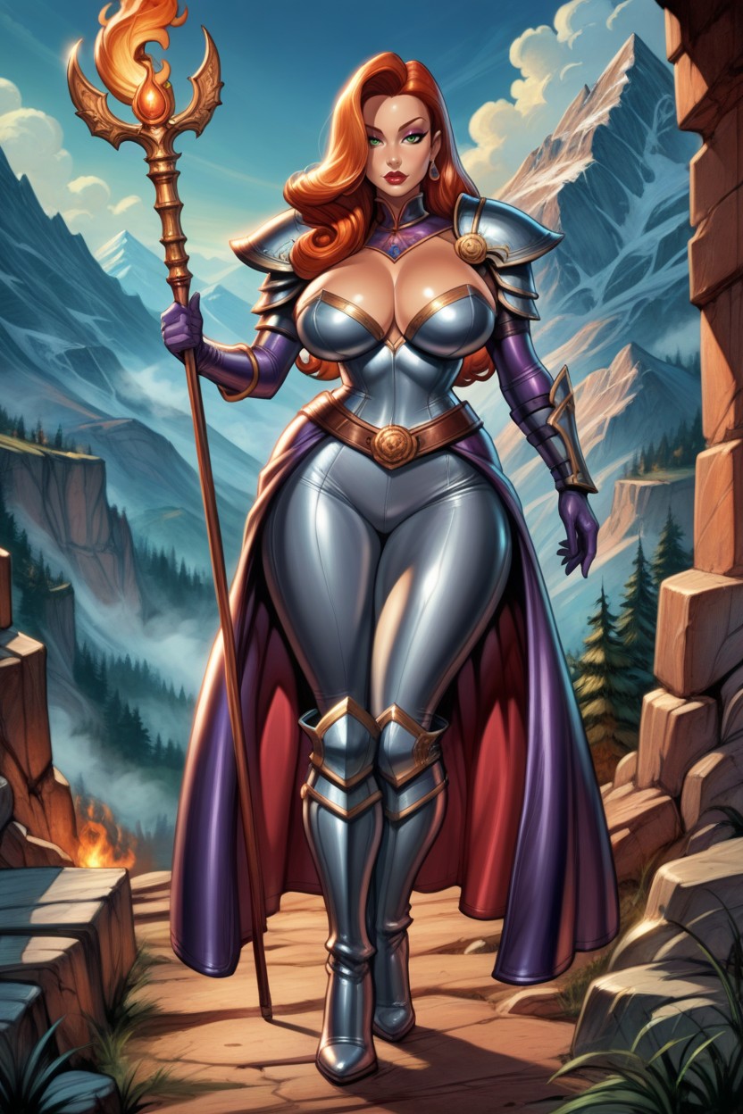 Boots, Hourglass Figure, Standing AI Porn