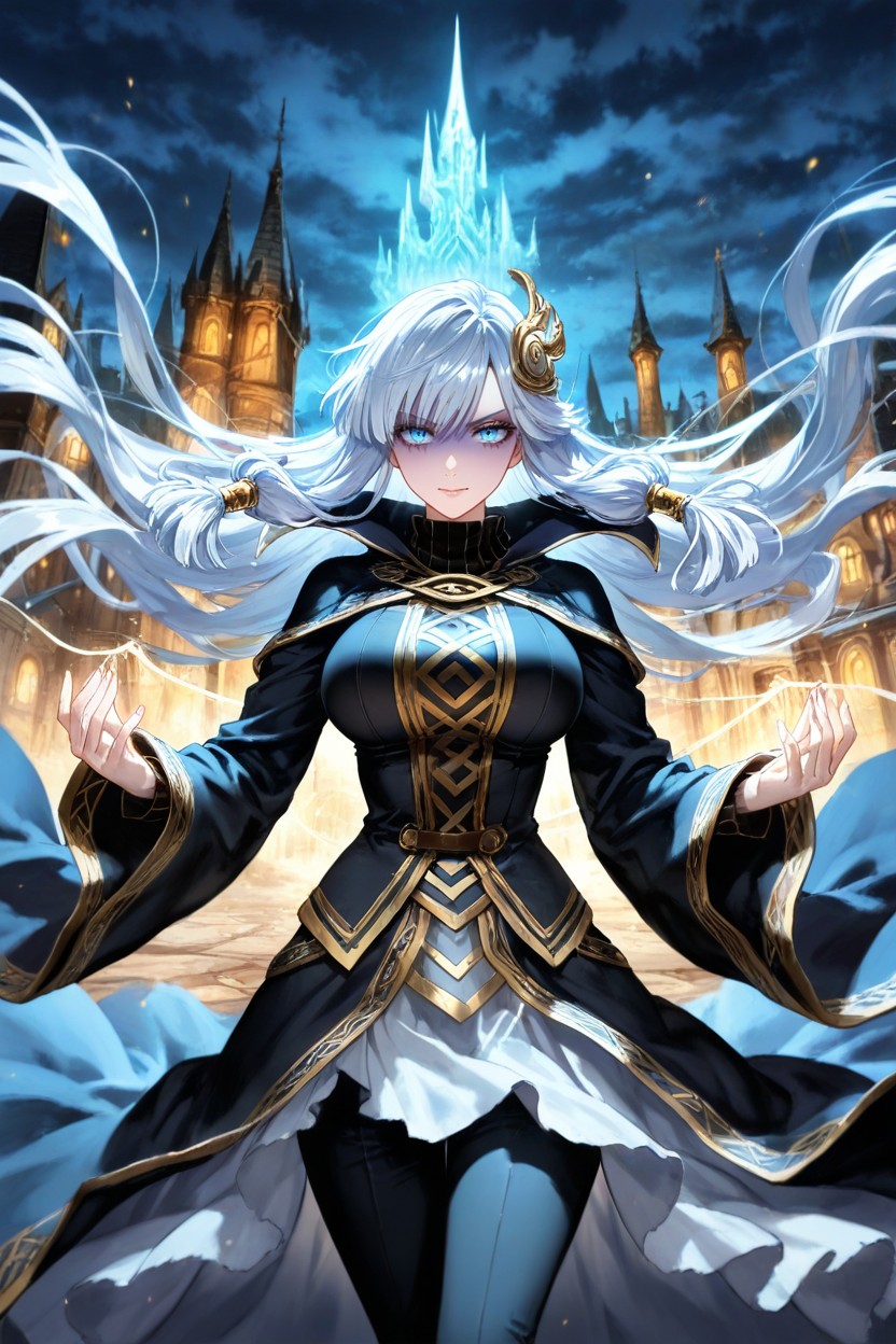 Eyelash, Smooth Facial Skin Detail, Arcane Embroidery Hentai AI Porn