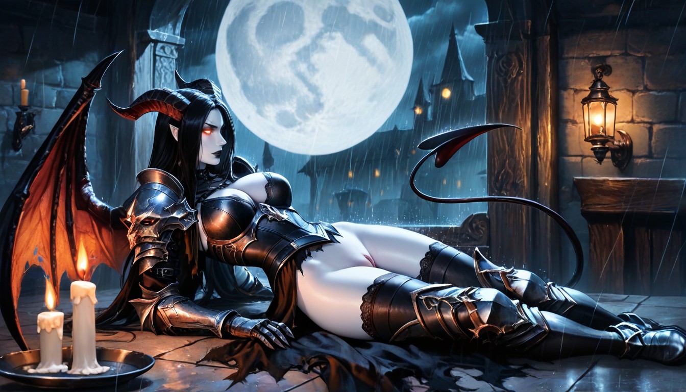 Clouded, Gothic, Showing Pussy AI Porn