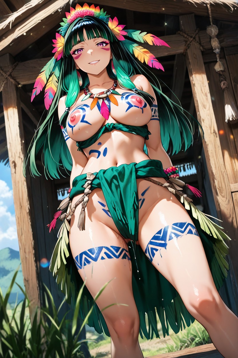 18+, Legs Spread, Seductive Smile Hentai AI Porn
