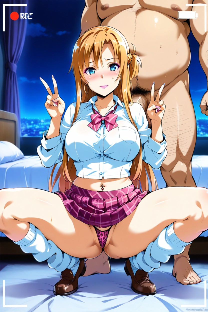 Beautiful Eyes, Purple Eyeshadow, Eyes Open Hentai AI Porn