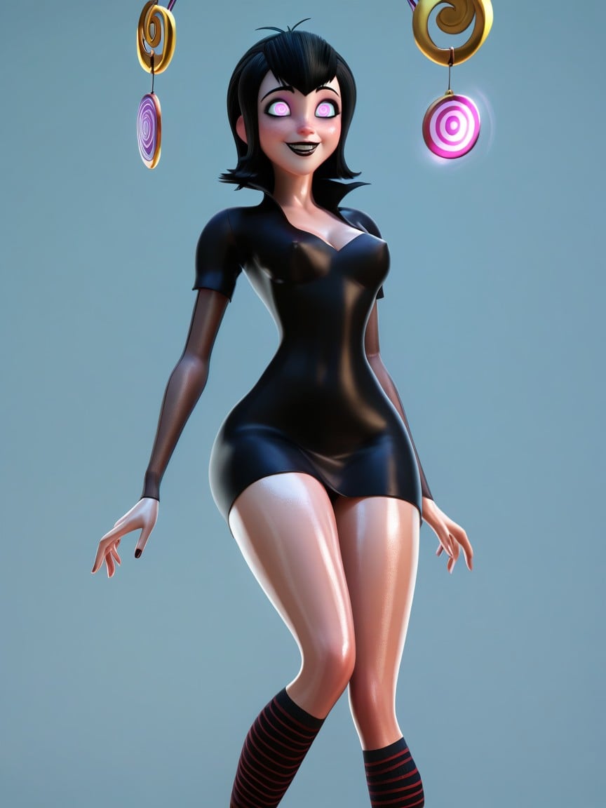 Dumb Bimbo, Black Dress With Sleeves, Falling In Love Hentai IA