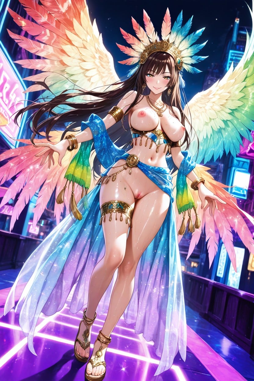 Pov, Cinematic, Brunette Hentai AI Porn
