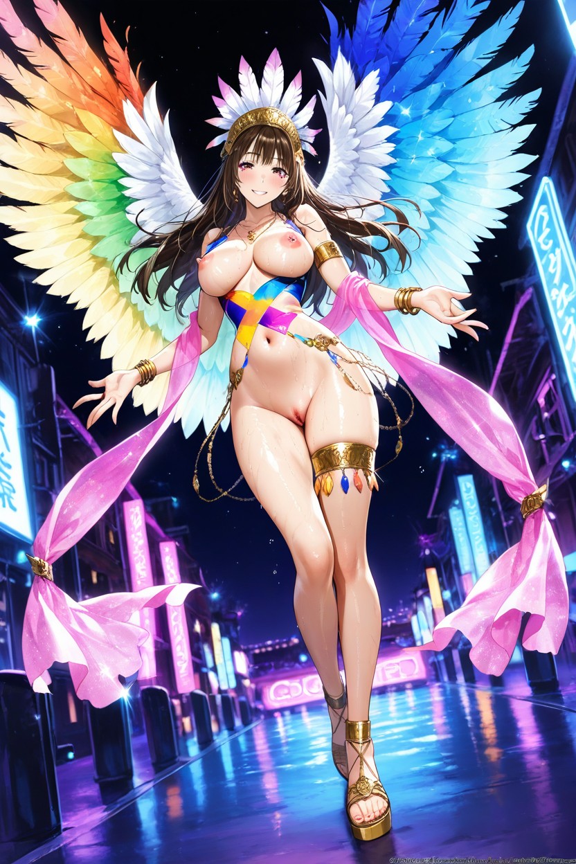 No Missing Fingers, Pink Nipples, Blushed Face Hentai AI Porn