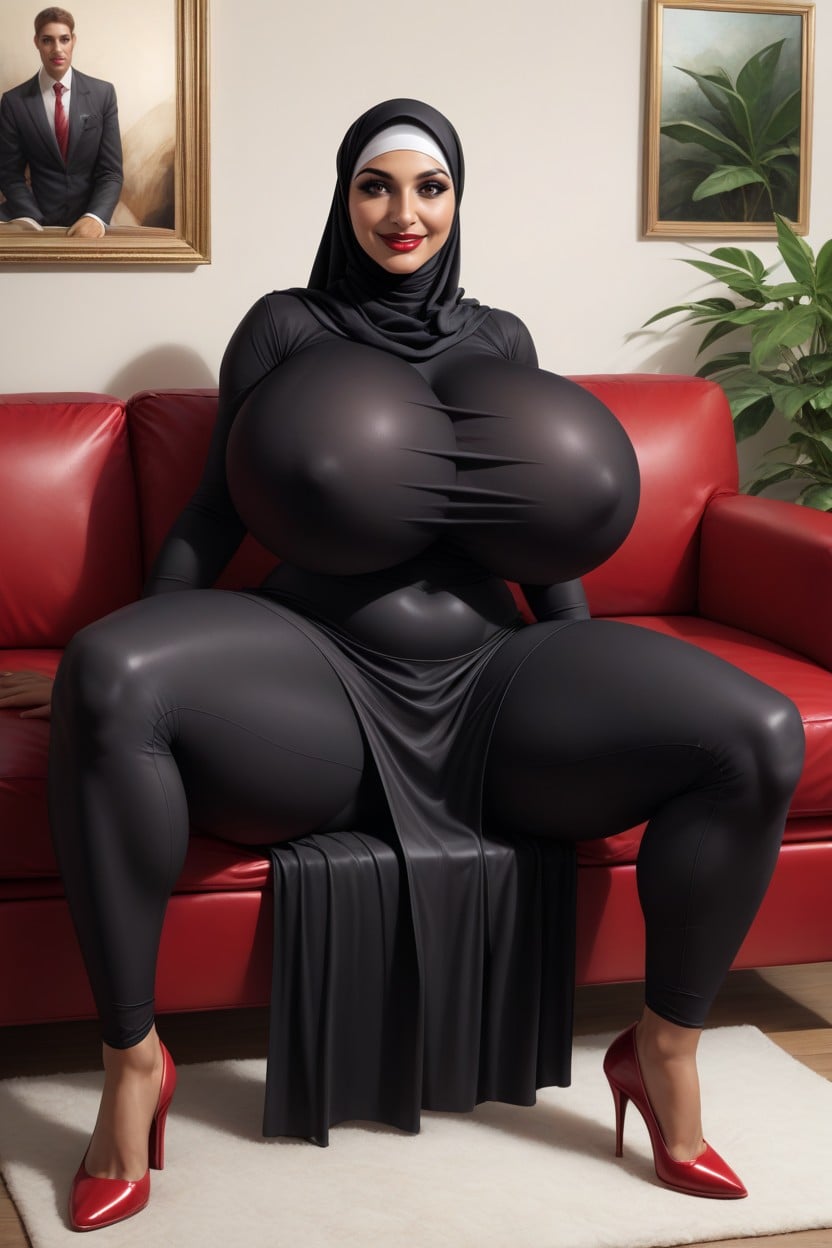 Painting, Front View, Extremely Large Ass Hentai AI Porn