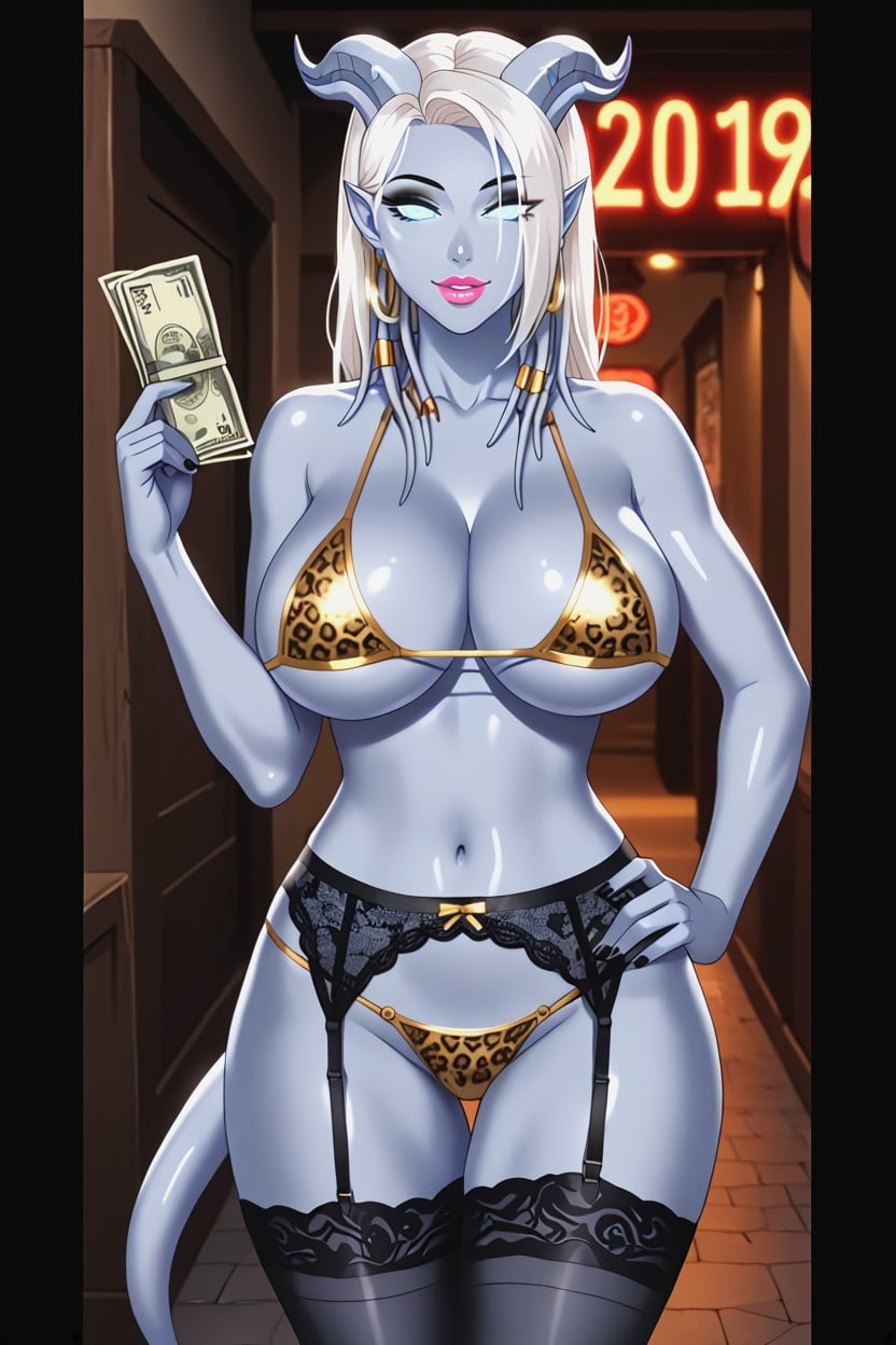 Massive Ass, Draenei Tail, Length Bobcut Hair Hentai AI Porn