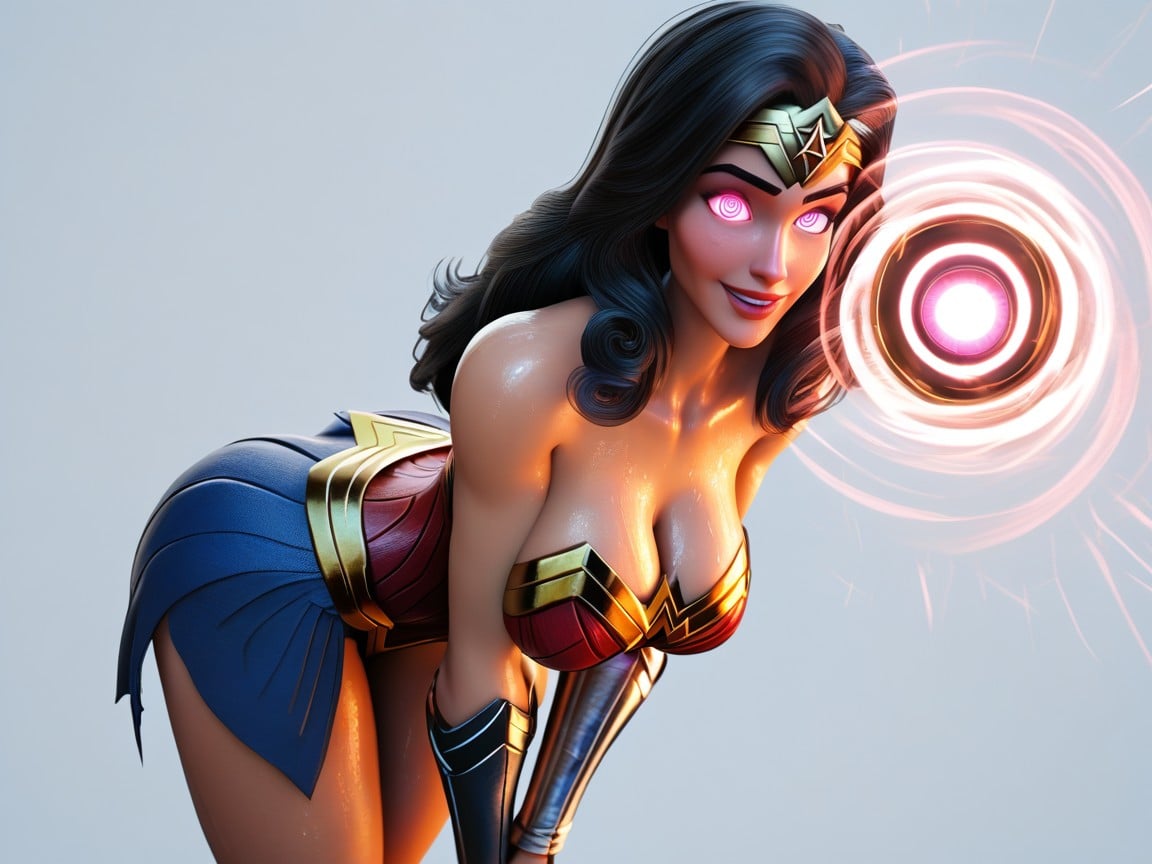Hypnosis , Wonder Woman Tiara, Perfect Legs Hentai AI Porn