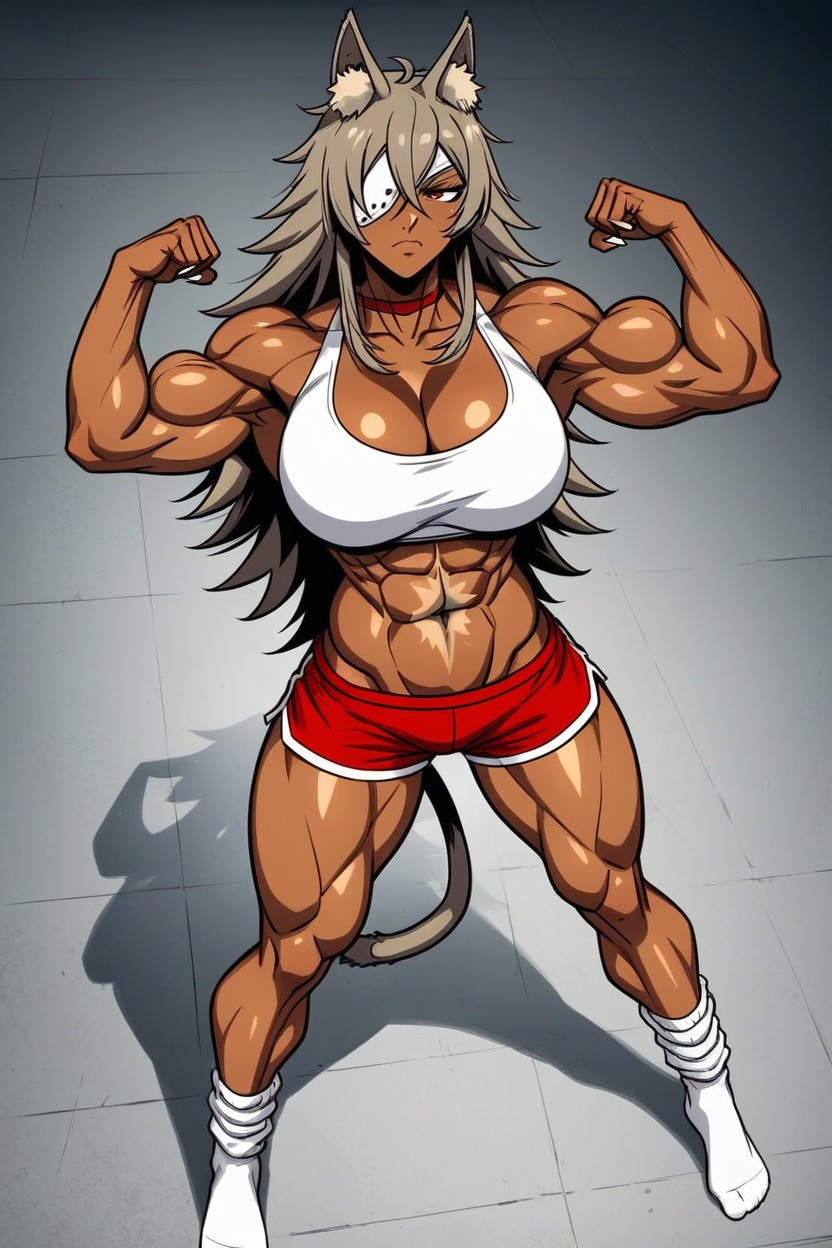 Angry Face, Naked, Full Body Hentai AI Porn