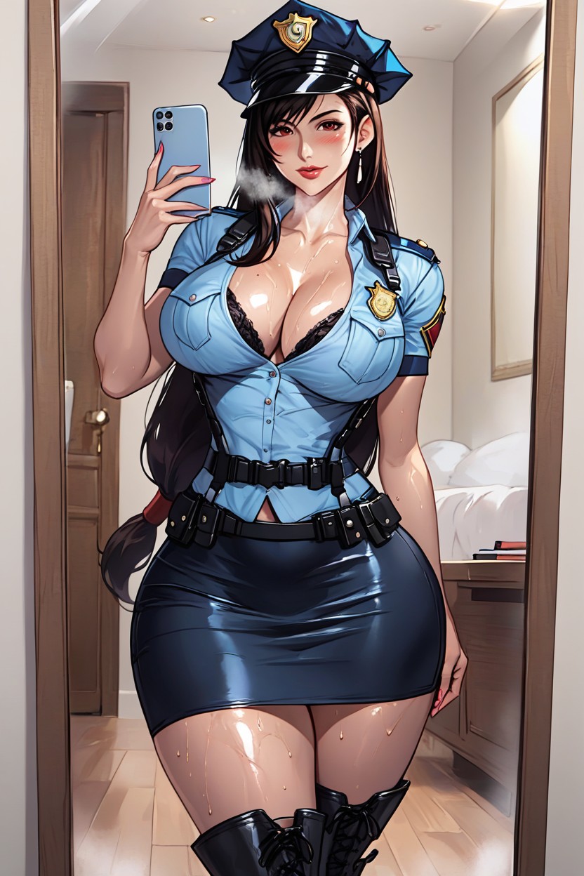 Milf, Oiled Skin, Massive Breast Hentai AI Porn