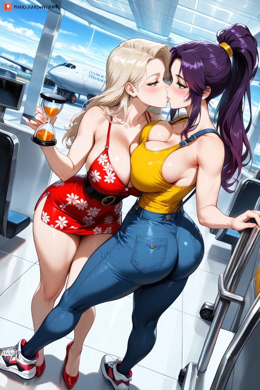 Blushing, Smile, Rounded Ass Hentai AI Porn