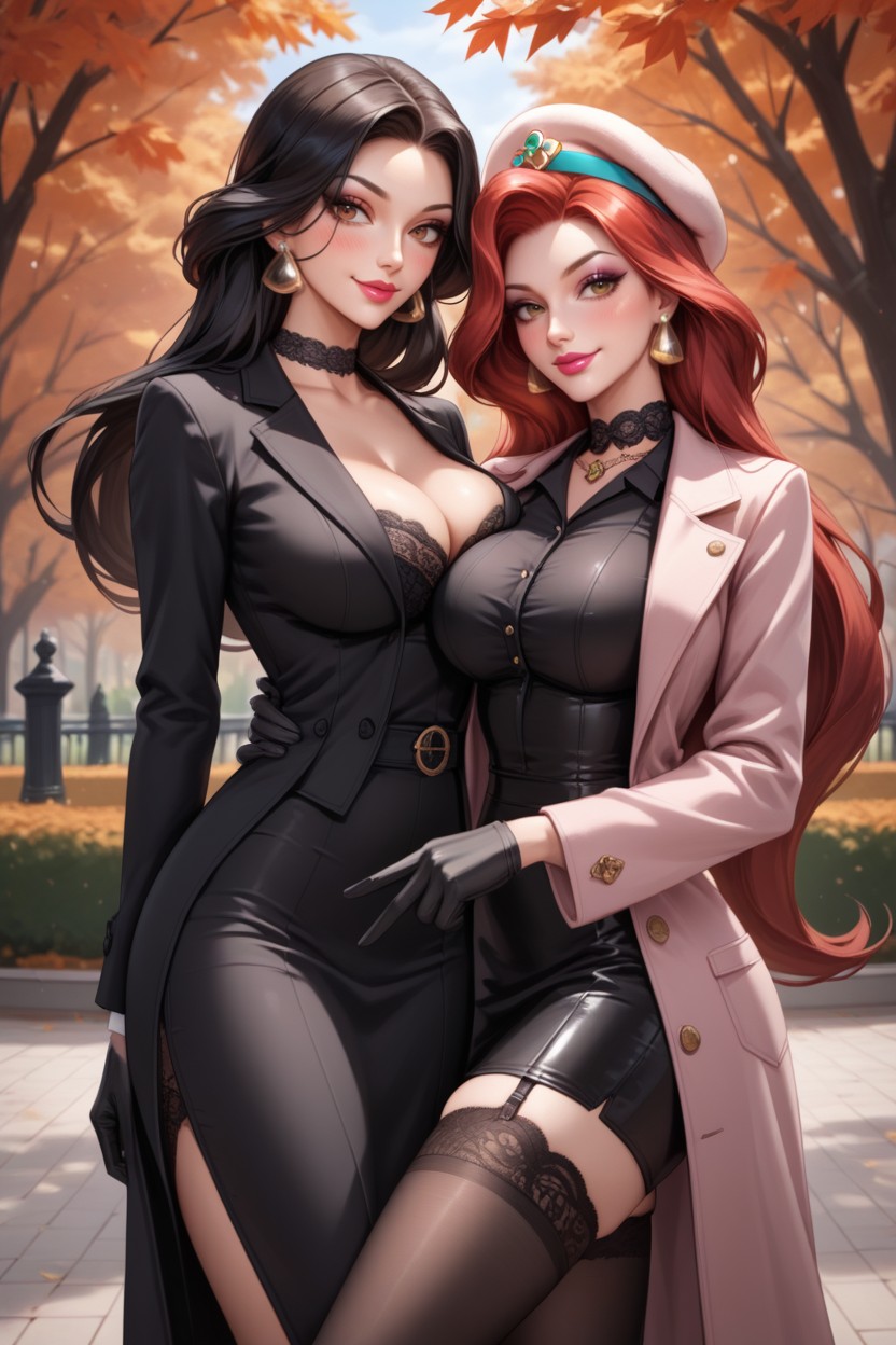 Earrings, Hat, Park Hentai IA