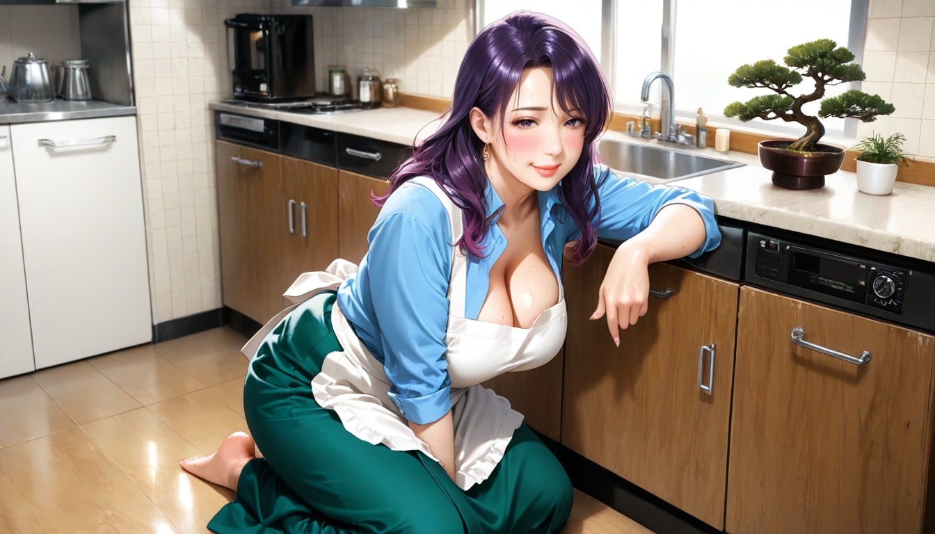 Hyperdetailed, Face, Open Shirt Hentai AI Porn