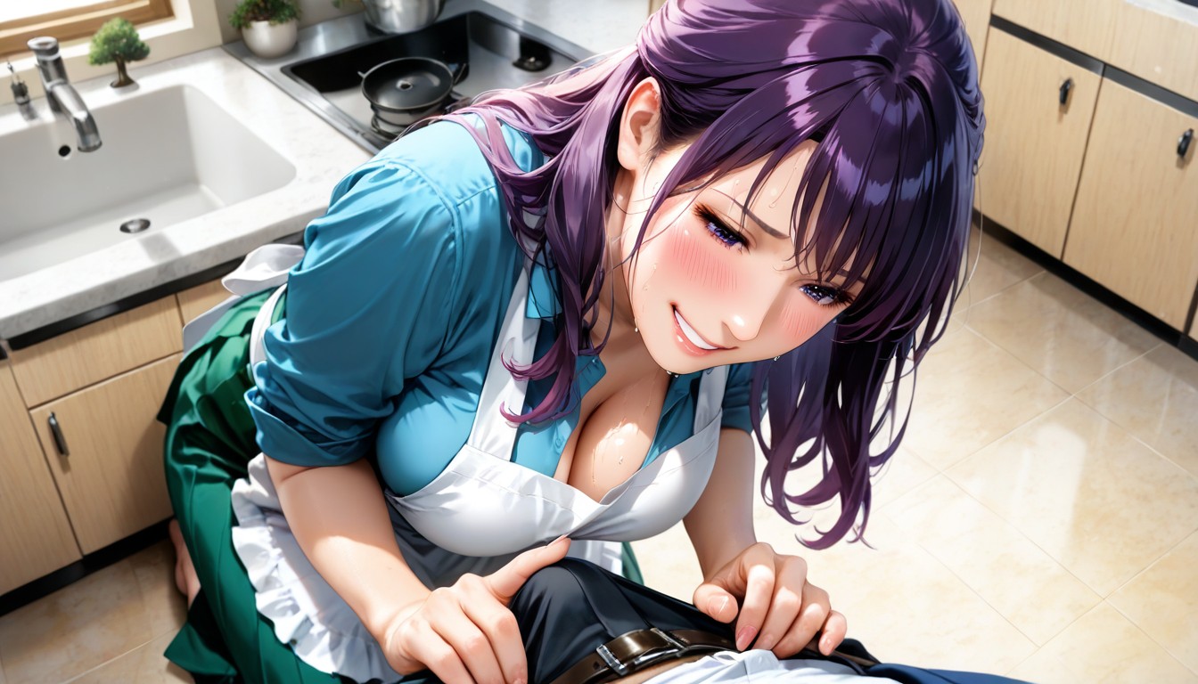 Hyperdetailed, Milf, Grinning Hentai AI Porn