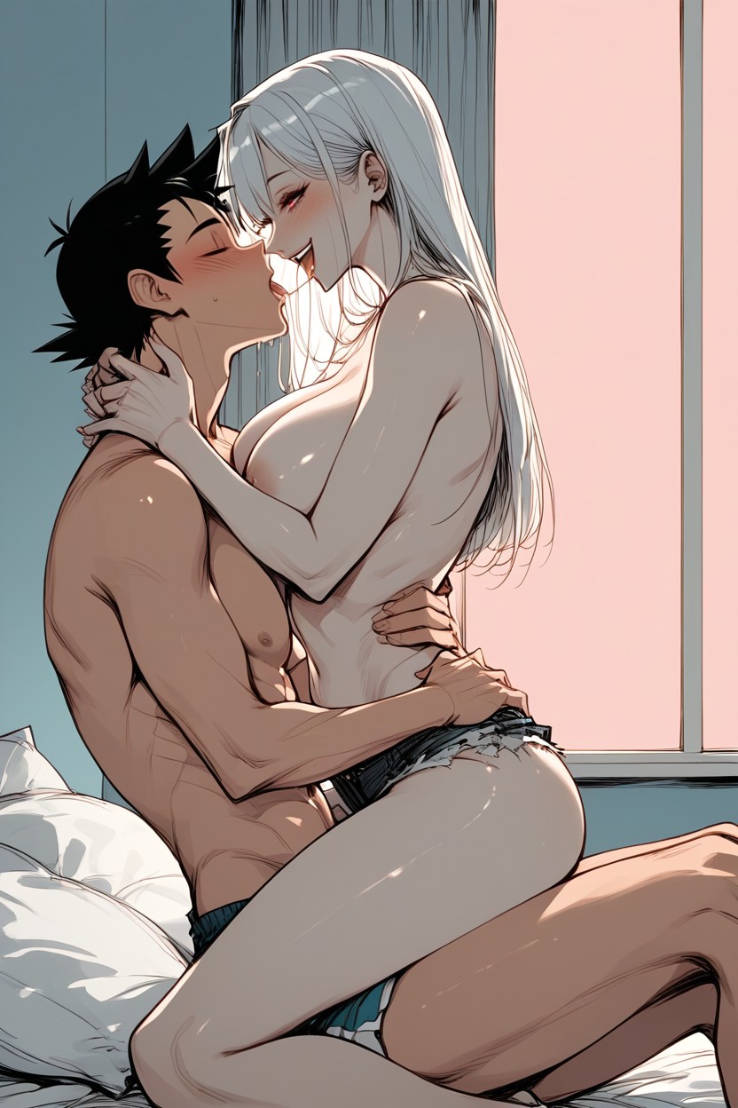 Extremely Long Legs, Thigh Gap, Taller Female Hentai AI Porn