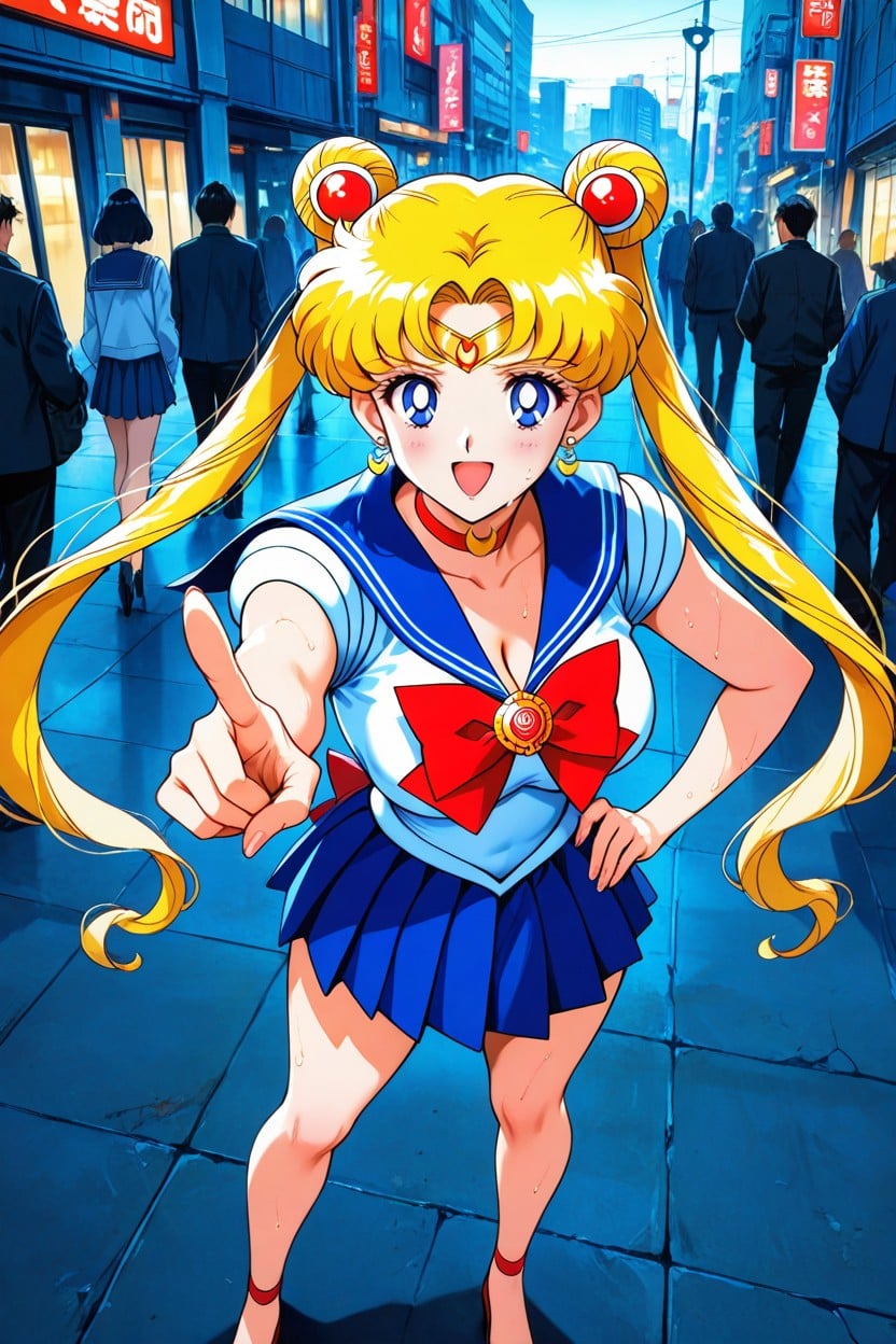 Skinny, Top Down, Open Mouth Hentai AI Porn