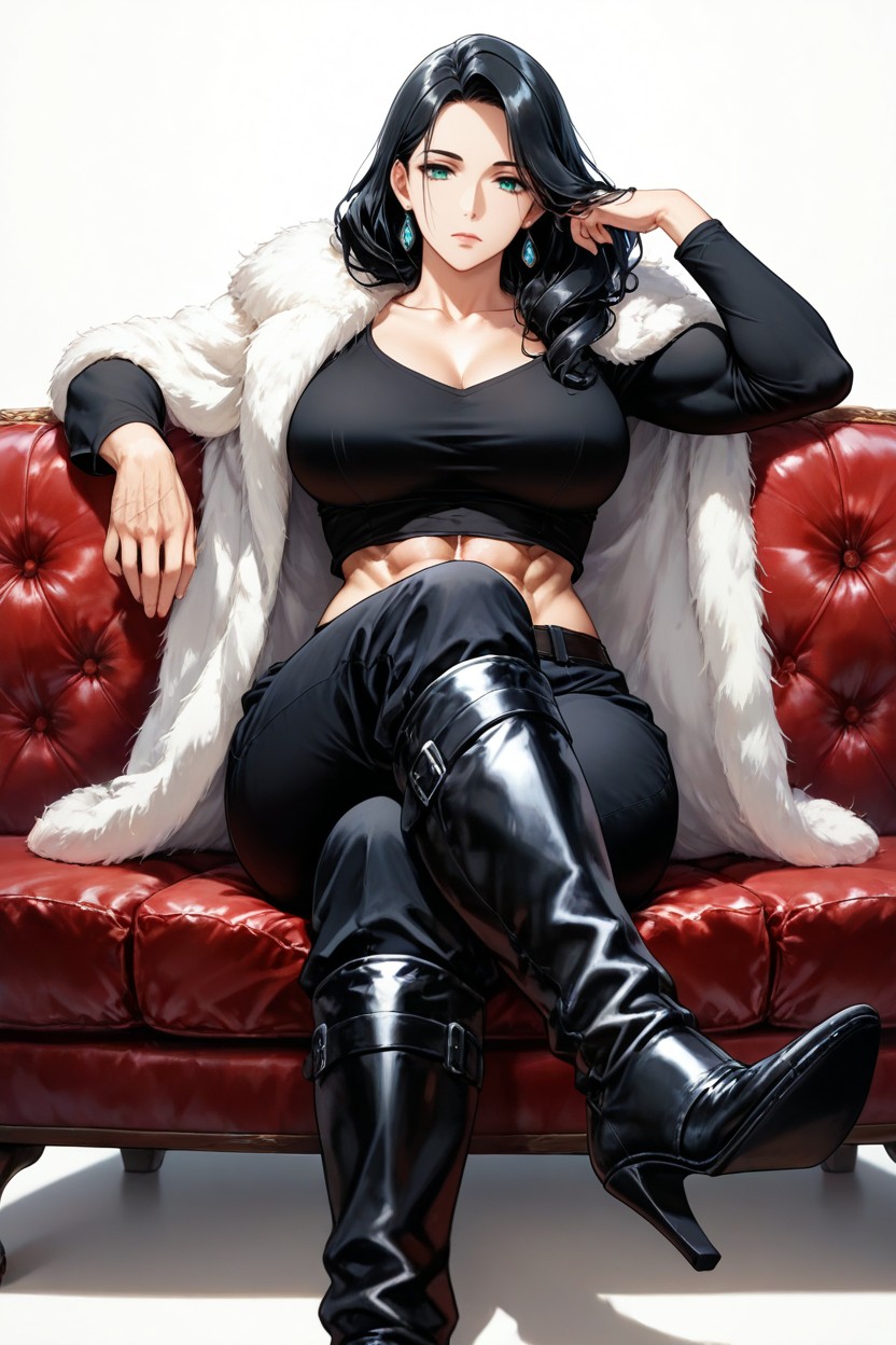 Expressionless, Full Body, Exaggerated Perspective Hentai AI Porn