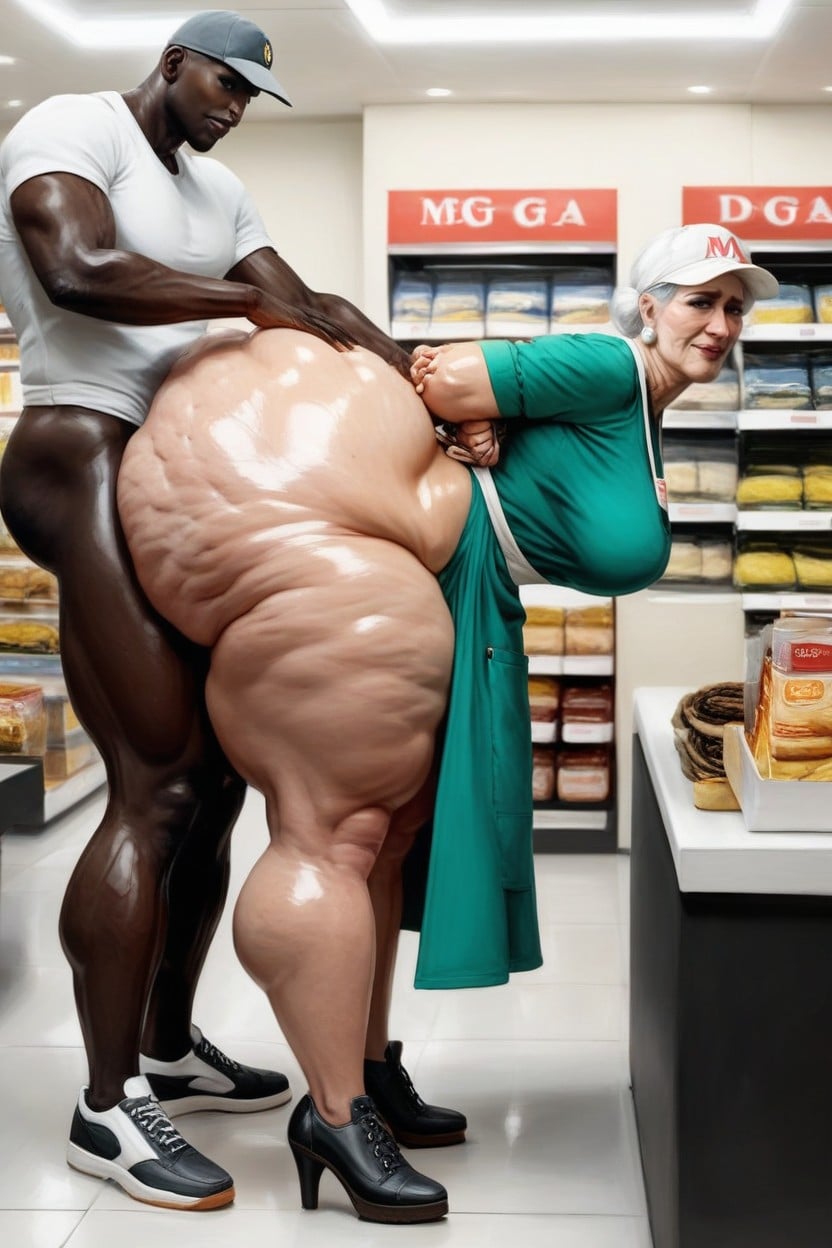 Gigantic Ass, Anal Sex, Extremely Large Ass AI Porn
