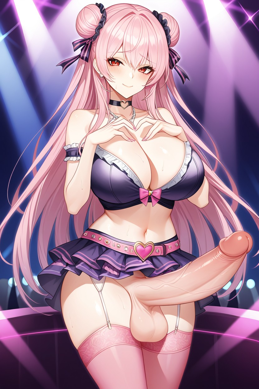 Medium Ass, Long Length, Bare Shoulder Hentai AI Porn