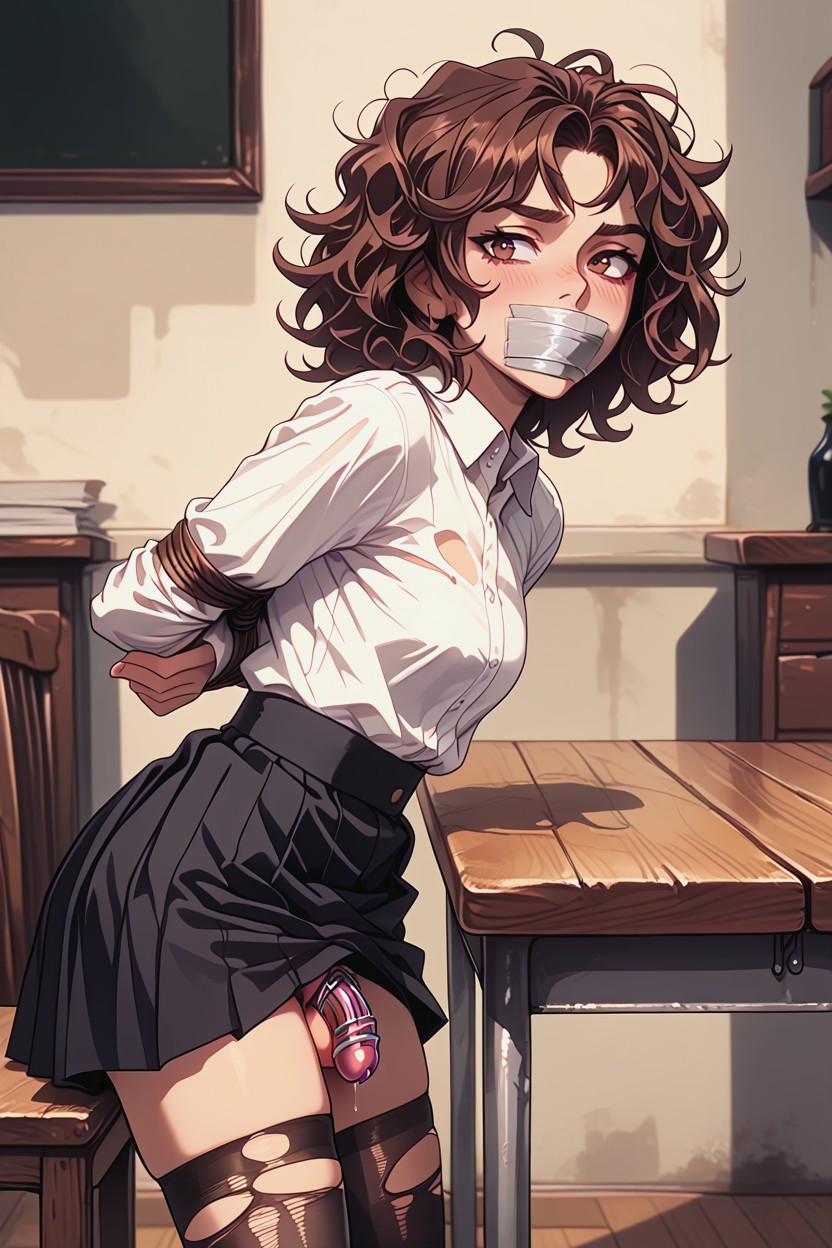 Malechested, Exposed Genitalia, Male Hentai AI Porn