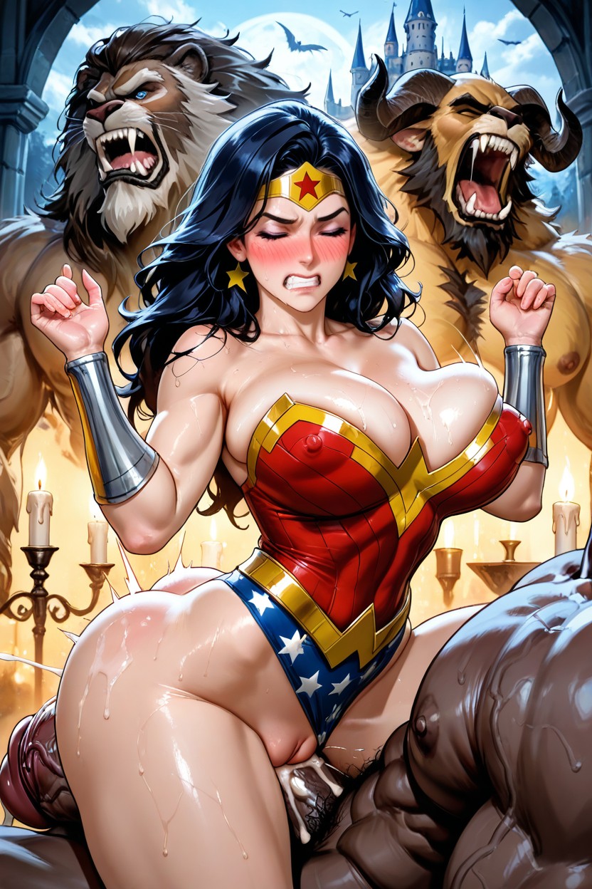 Man Lion Beast With Horns Cock Too Big For Woman Hypercock AI Porn man-lion-beast-with-horns-cock-too-big-for-woman-hypercock-ai-porn