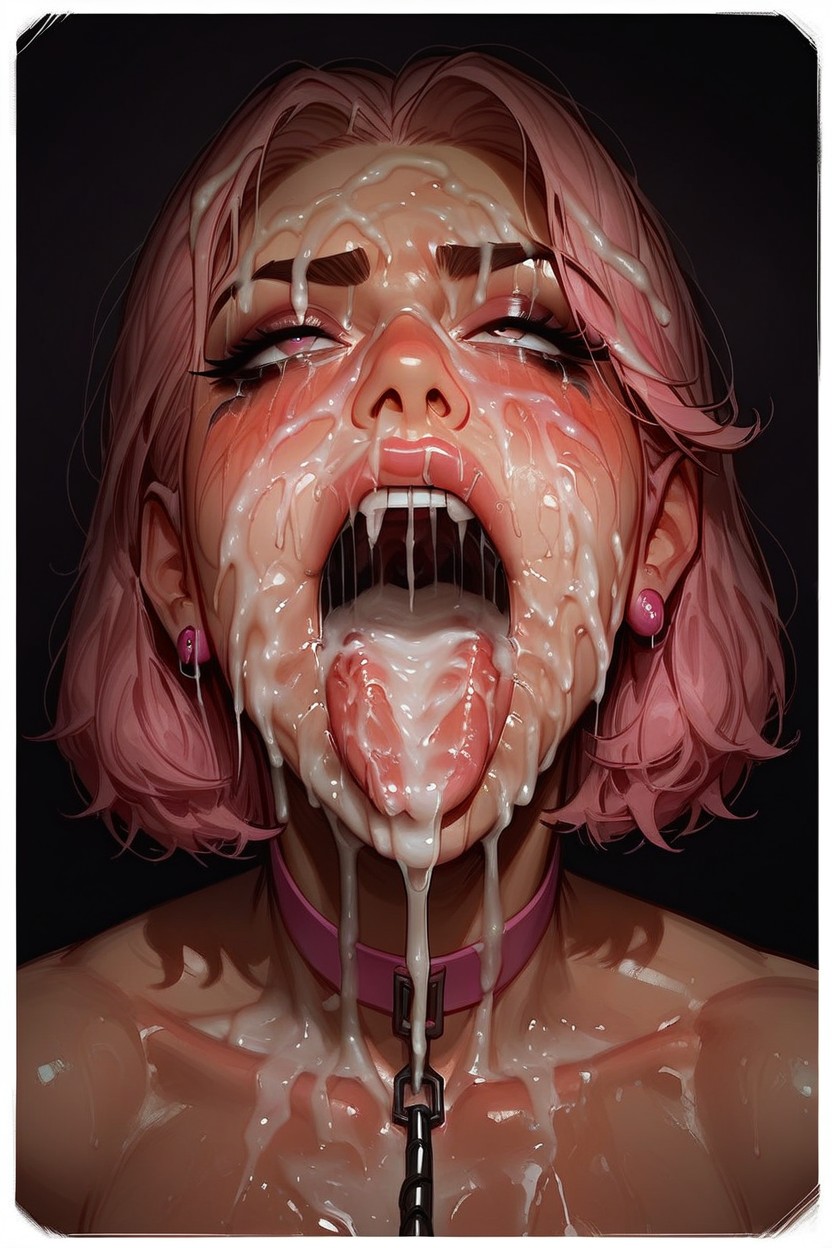 Massive Cumshots, Bukakke, Gaping Mouth Hentai AI Porn