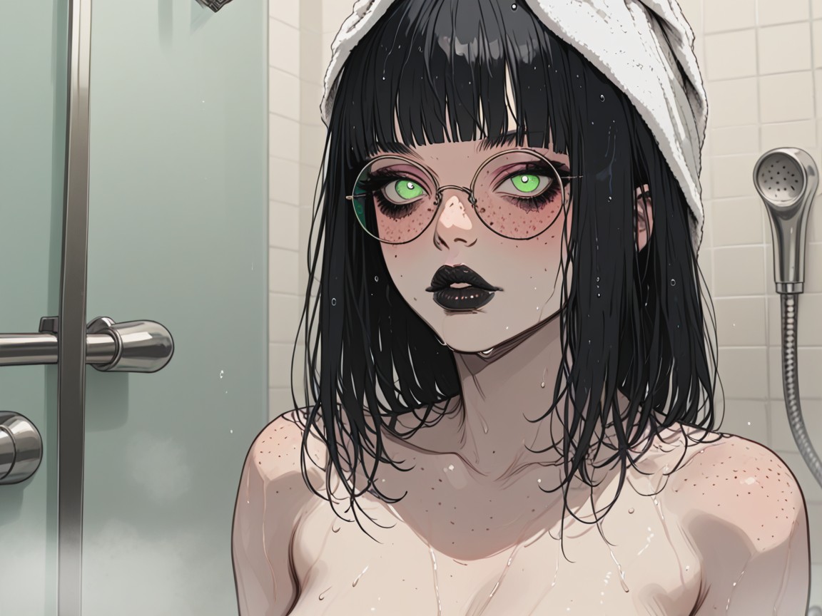 Blunt Bangs, Sink, Body Blush Hentai AI Porn