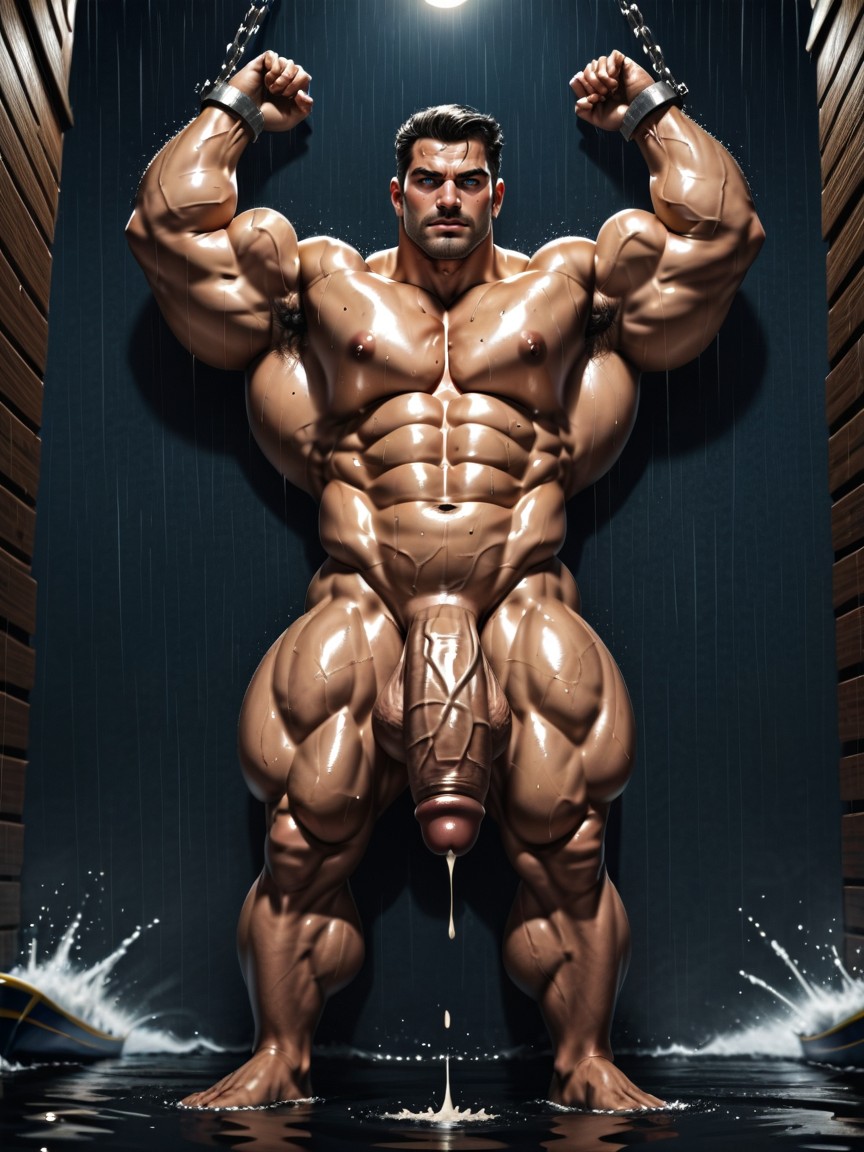 Popeye The Sailor Man, Massive Heavy Balls, Night AI Gay Porn