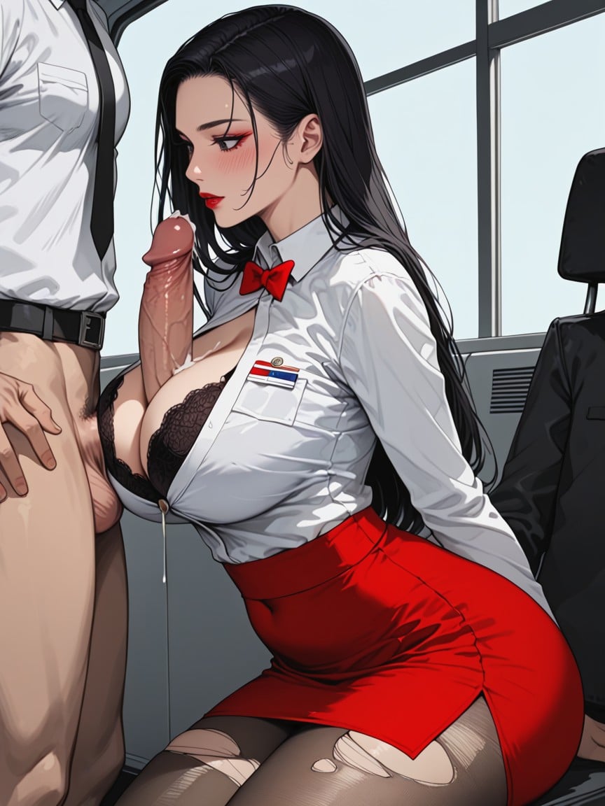 Plano Corto, Detailed, Very Long Eyelash Hentai IA