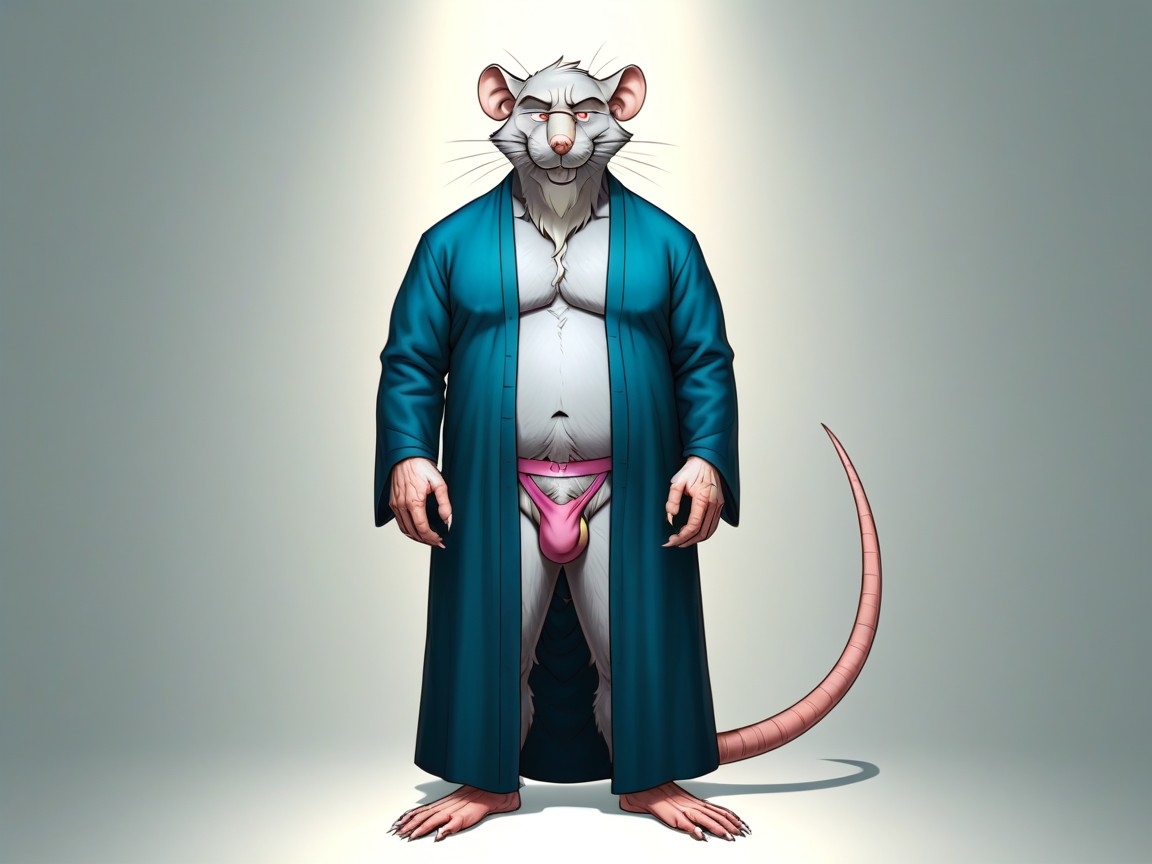Gay, Open Robe, Splinter 퍼리 AI 포르노