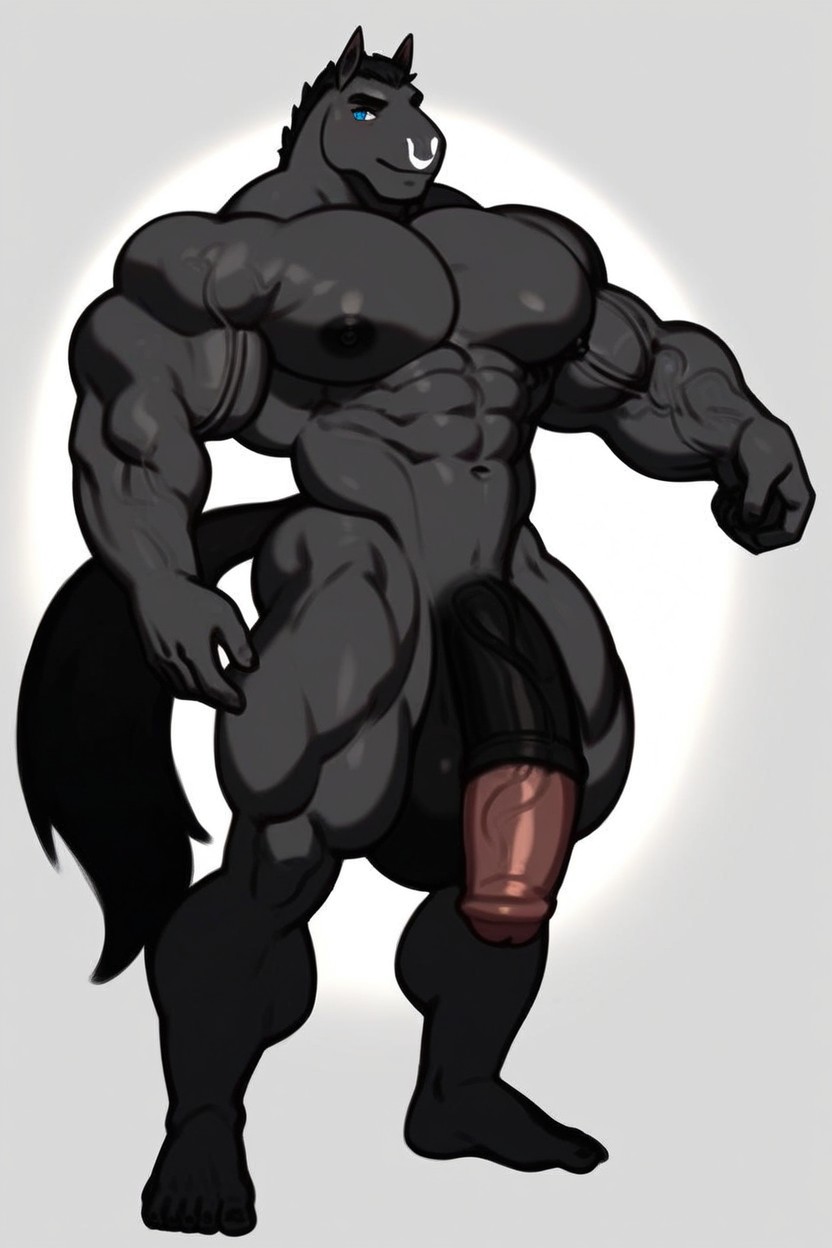 Puffy Black Nipples, Tall, 18+ 퍼리 AI 포르노