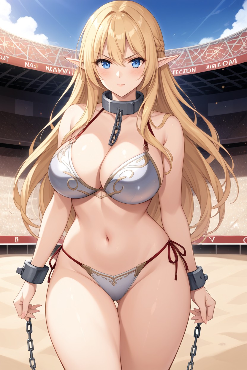 Detailed Face, Navel, Super Delicate Hentai AI Porn