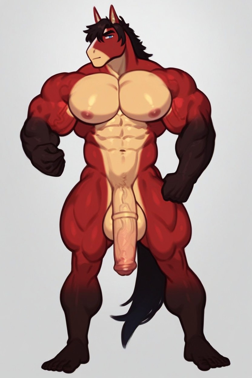 벌거벗은, Reference, Round Pecs 퍼리 AI 포르노