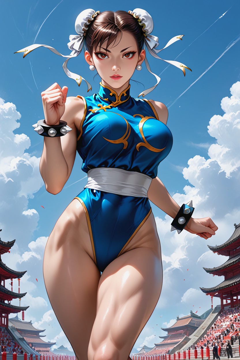 Long Jump, Detailed Face, Fit Hentai AI Porn