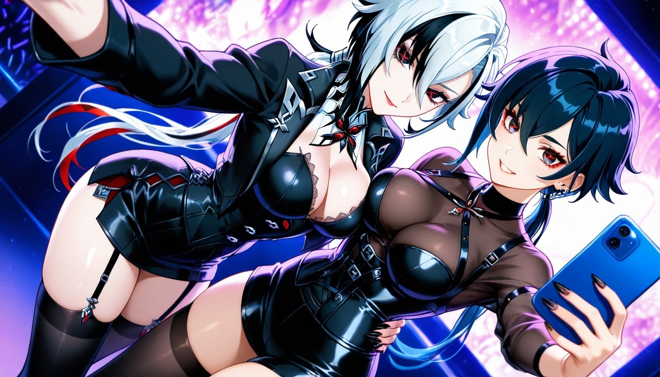 Fair Skin, Waist, A Mole Below The Left Eye Hentai AI Porn