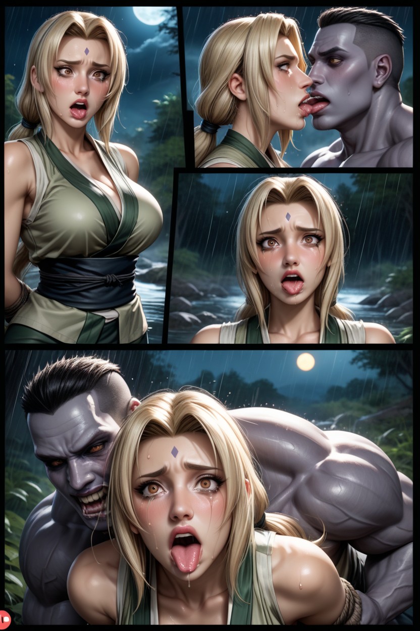 She Wants To Stop, Tearing Up, Struggling Hentai AI Porn