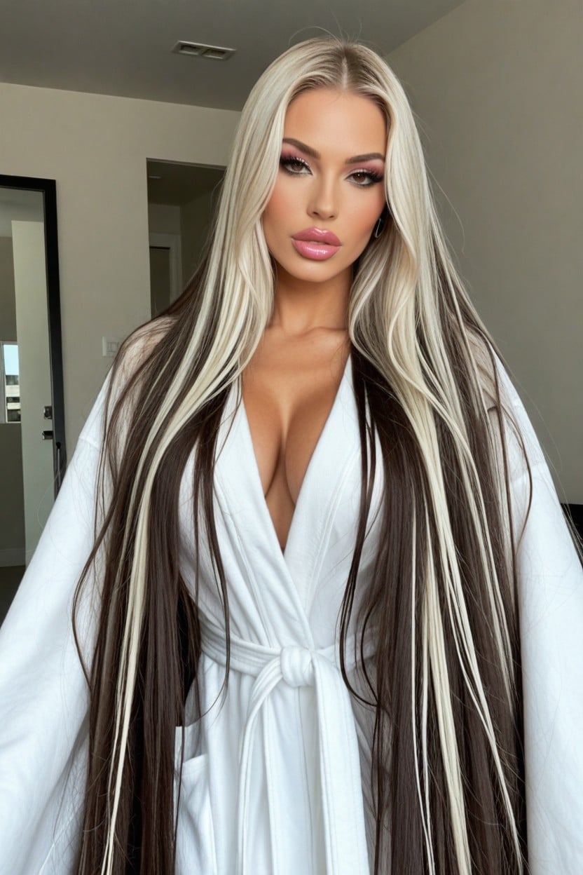Absurdly Long Hair, 18+, Bimbo AI Porn