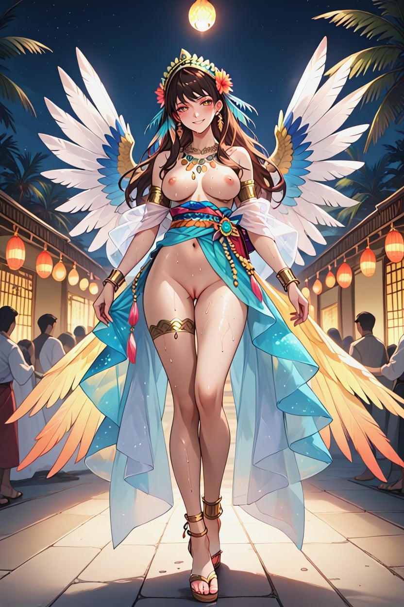 Front View, Pussy Exposed, Perfect Body Hentai AI Porn