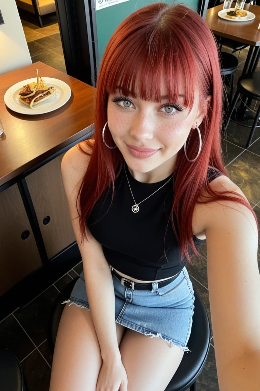 Thick Thighs, Ghost White Skin, Extremely Blush AI Porn