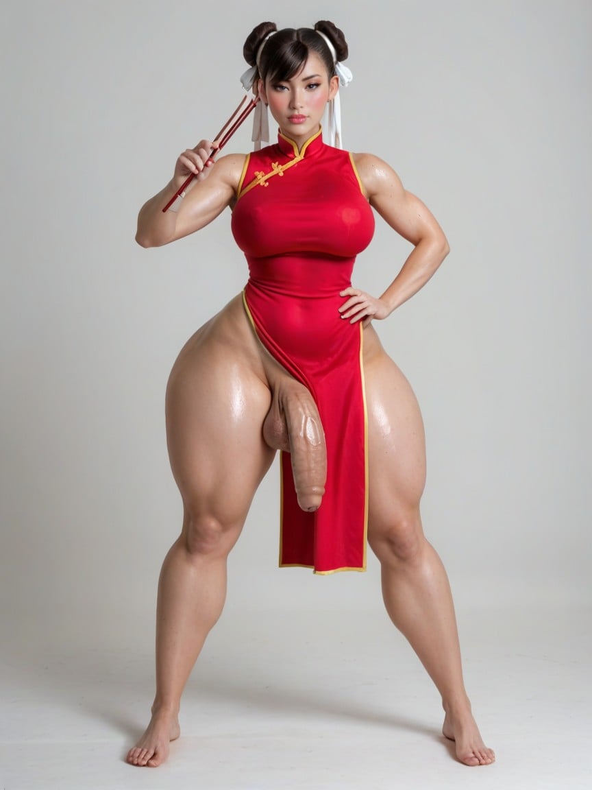 Perfect Skin, Chun Li, Violet Parr From The Incredibles Shemale AI Porn