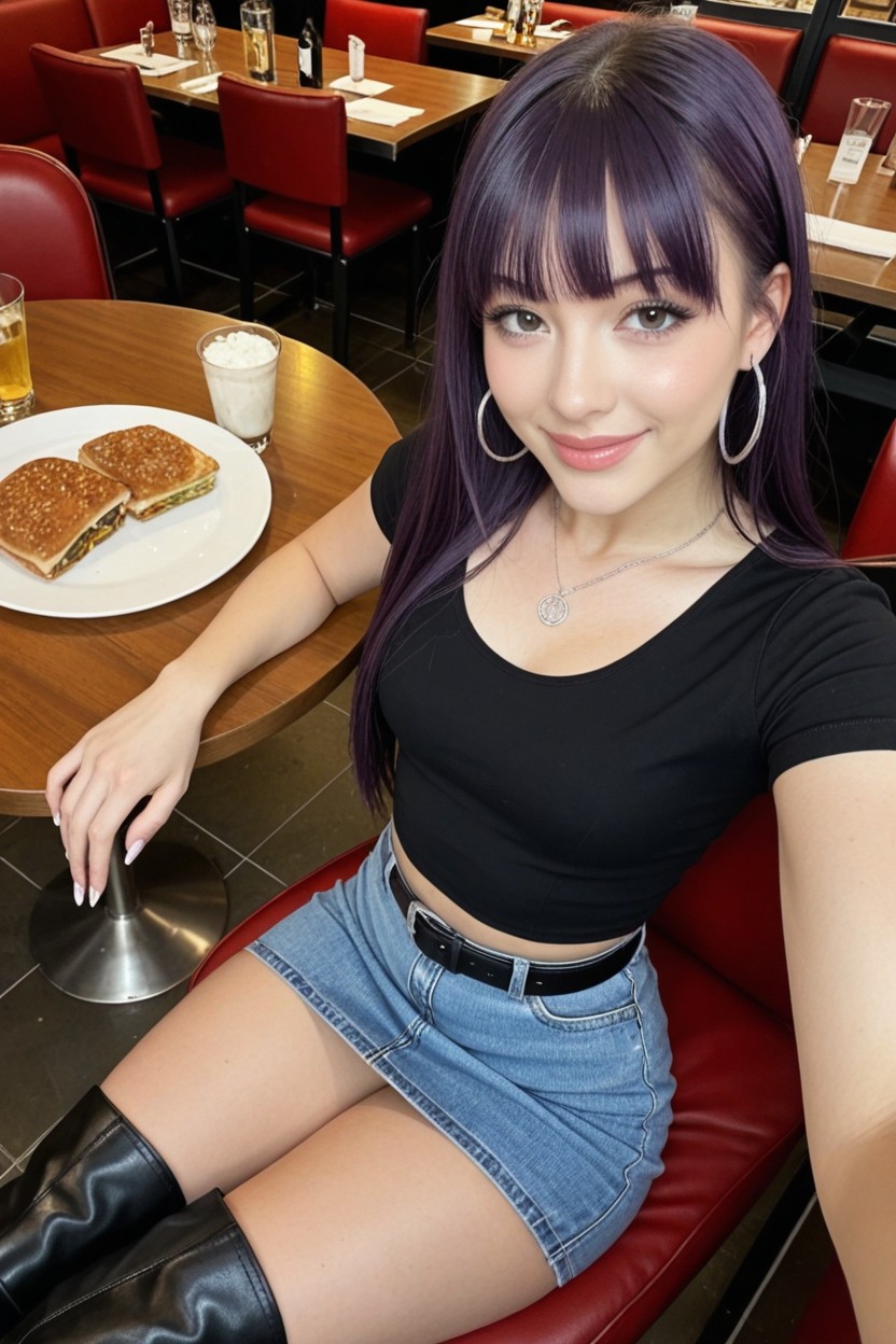 Woman, Full Portrait, Skirt AI Porn