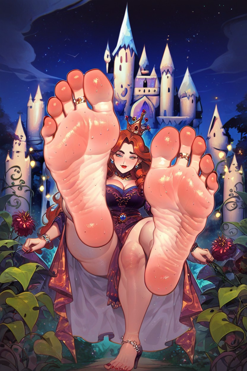 Thick Thighs, Thick, Feet AI Porn