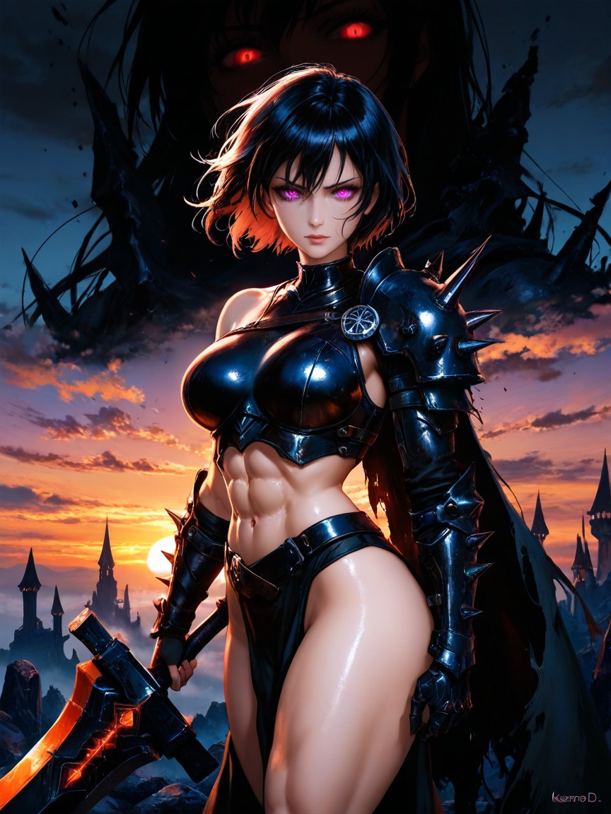 Very Aesthetic, Black Armor, D Hentai AI Porn